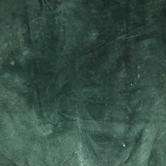 Georgetown hunter green suede skirt size 3/4 - Picture 2 of 5